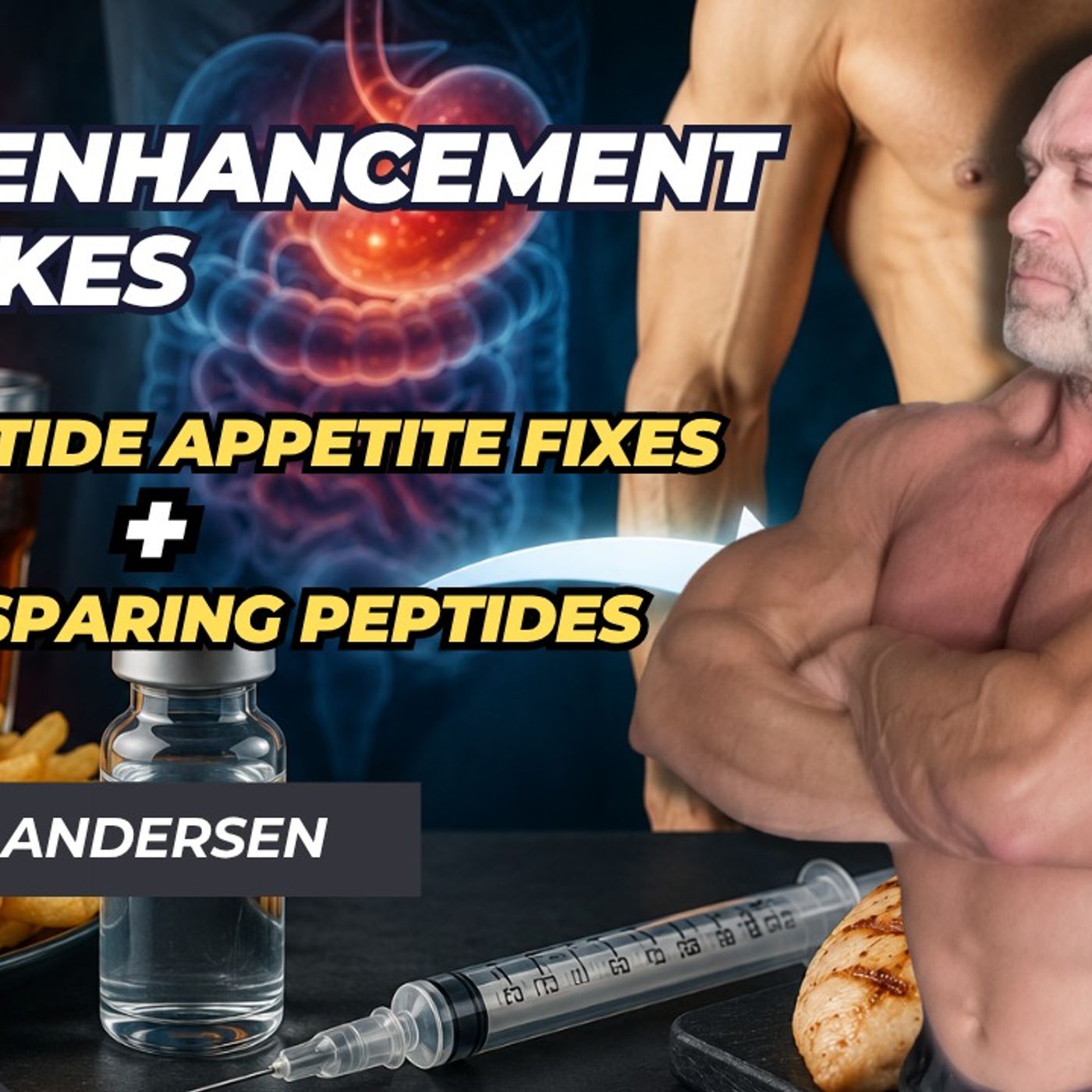 GLP-1 Enhancement Mistakes: Retatrutide Appetite Fixes + Muscle-Sparing Peptides (Jon Andersen) episode artwork