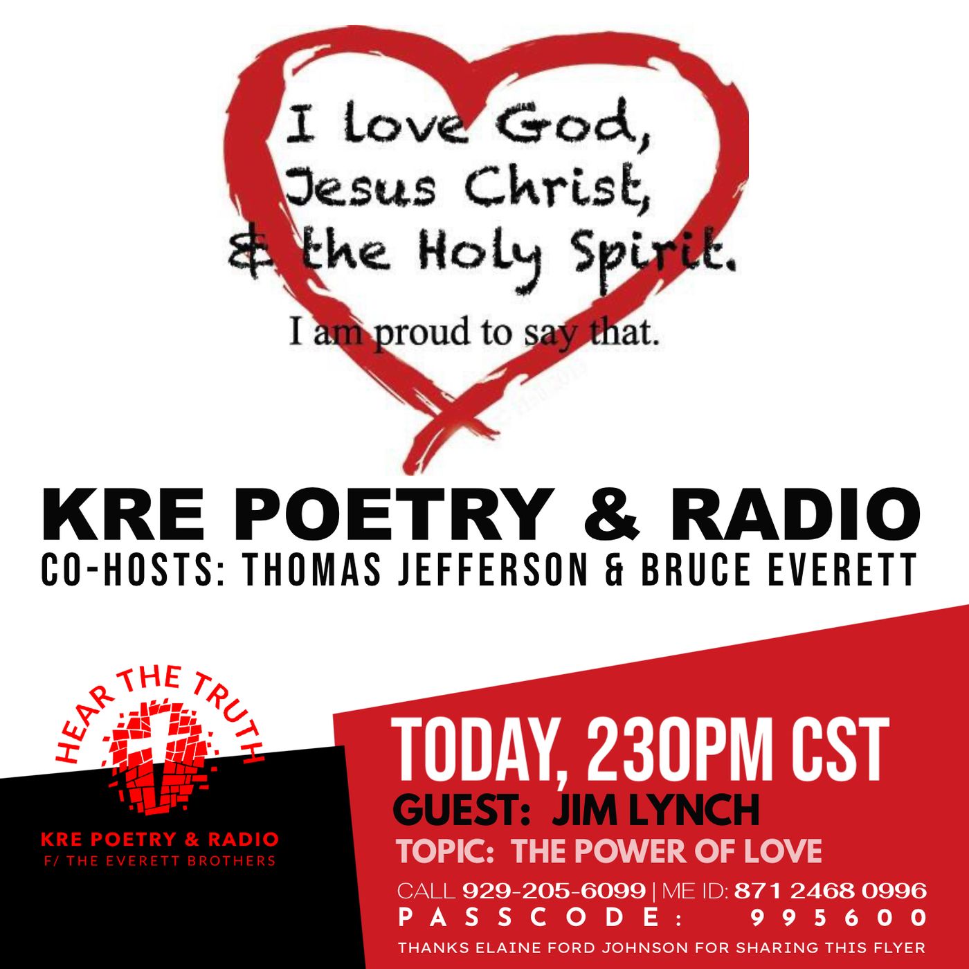 KRE POETRY AND RADIO - EP 161 - GUEST: JIM LYNCH episode artwork