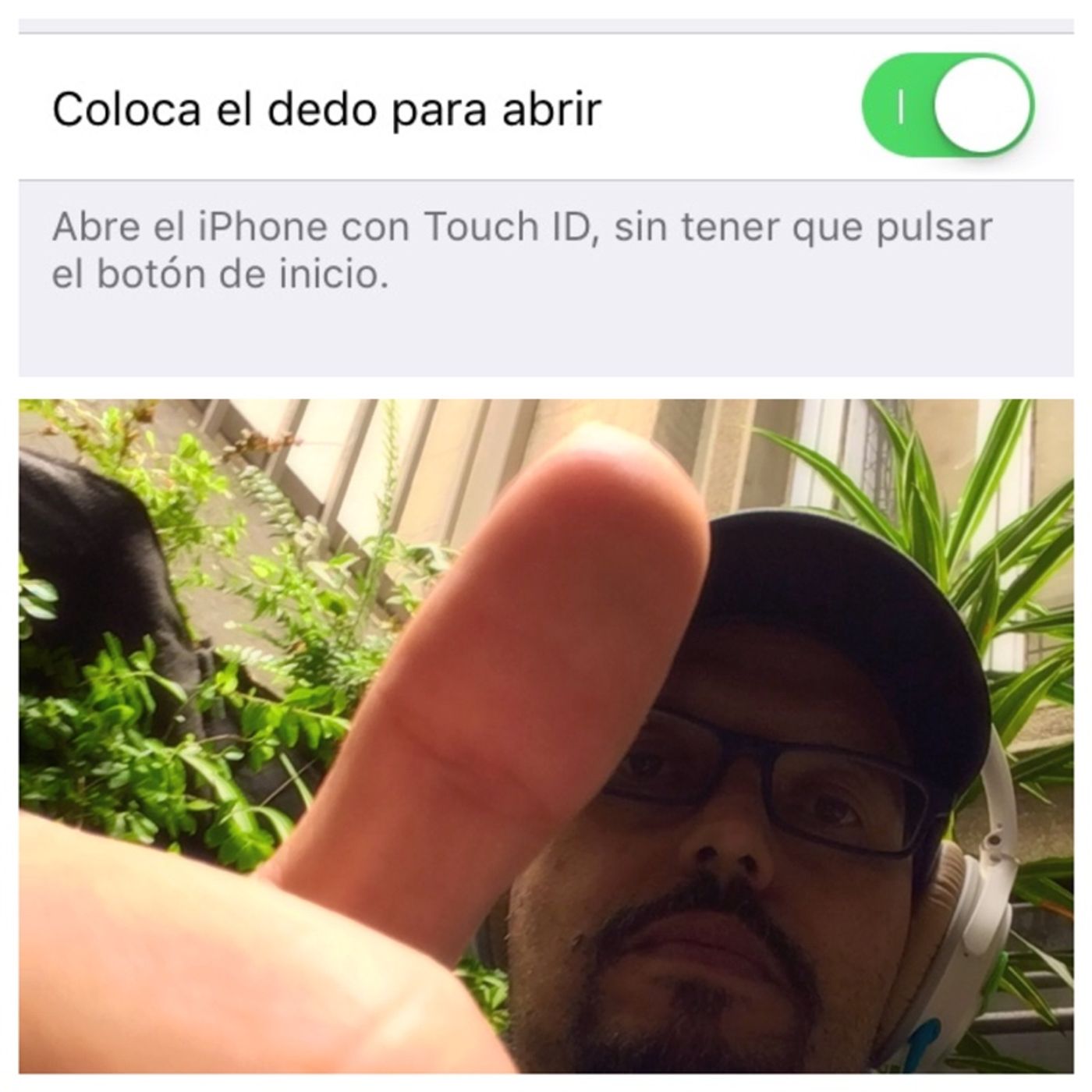 iOS 10: oprime el botón