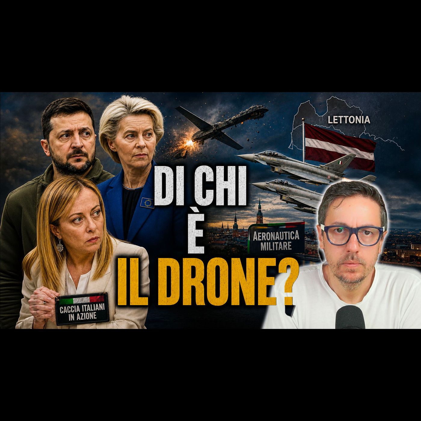 CACCIA ITALIANI ABBATTONO DRONE IN LETTONIA | DI CHI È? episode artwork