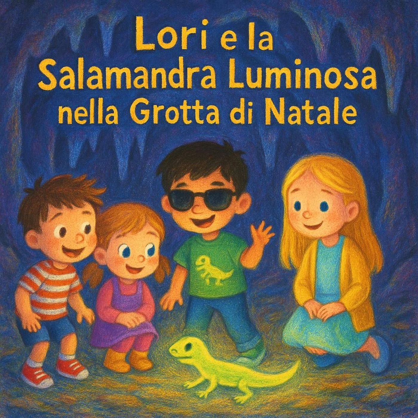 Lori e la Salamandra Luminosa nella Grotta di Natale