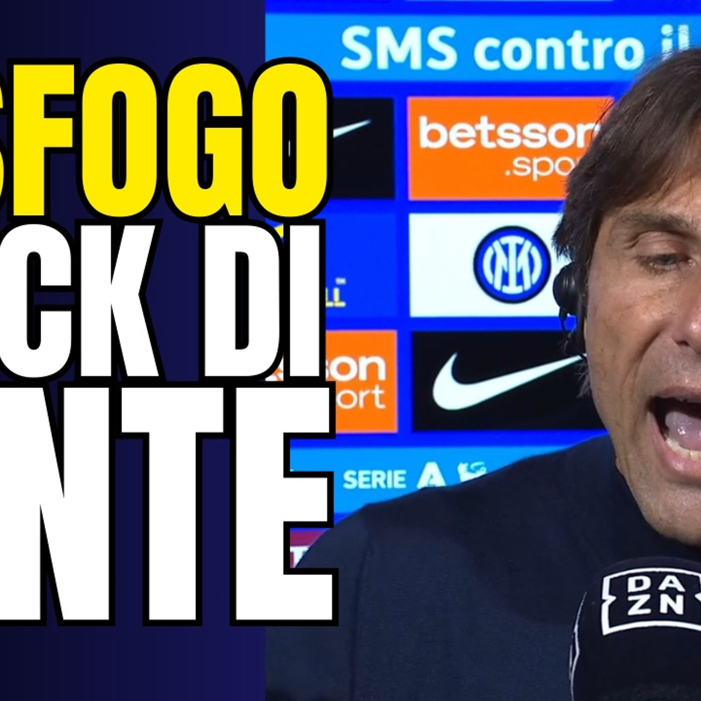 Lo sfogo SHOCK di CONTE dopo Inter-Napoli 1-1 è stato subito SBUGIARDATO