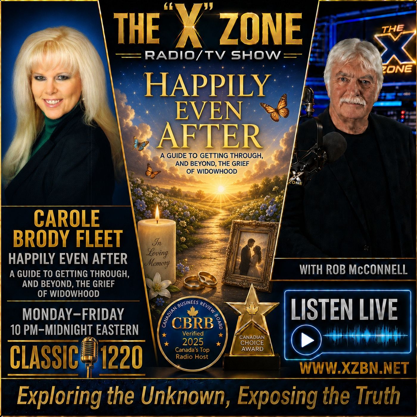 Rob McConnell Interviews - CAROLE BRODY FLEET - Happily Even After  - A Guide to Getting Through, And Beyond, the Grief of Widowhood episode artwork