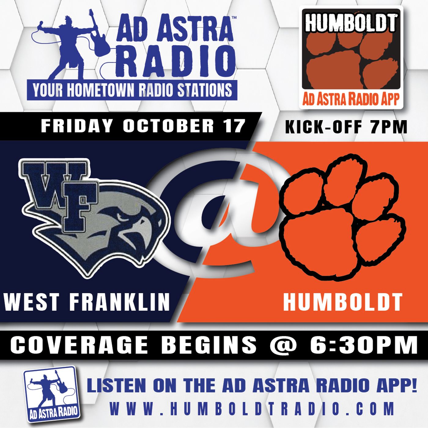 West Franklin Falcons at Humboldt Cubs Football (October 17, 2025) episode artwork