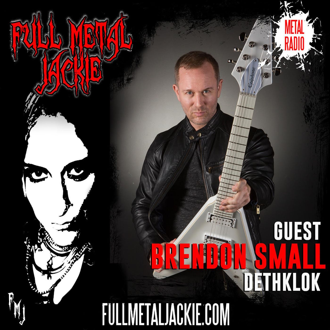 Brendon Small of Dethklok on The FMJ RADIO SHOW! episode artwork