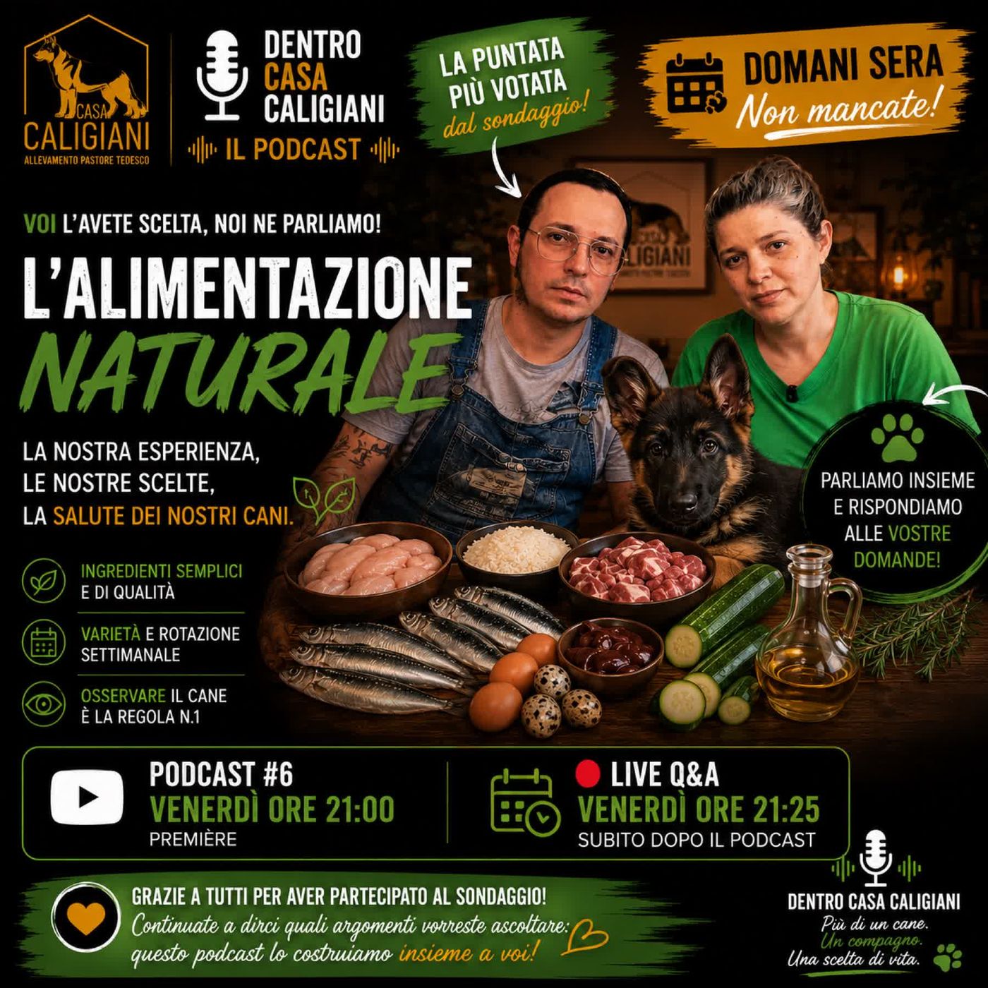 L’alimentazione naturale dei nostri cani | Dentro Casa Caligiani #6 episode artwork