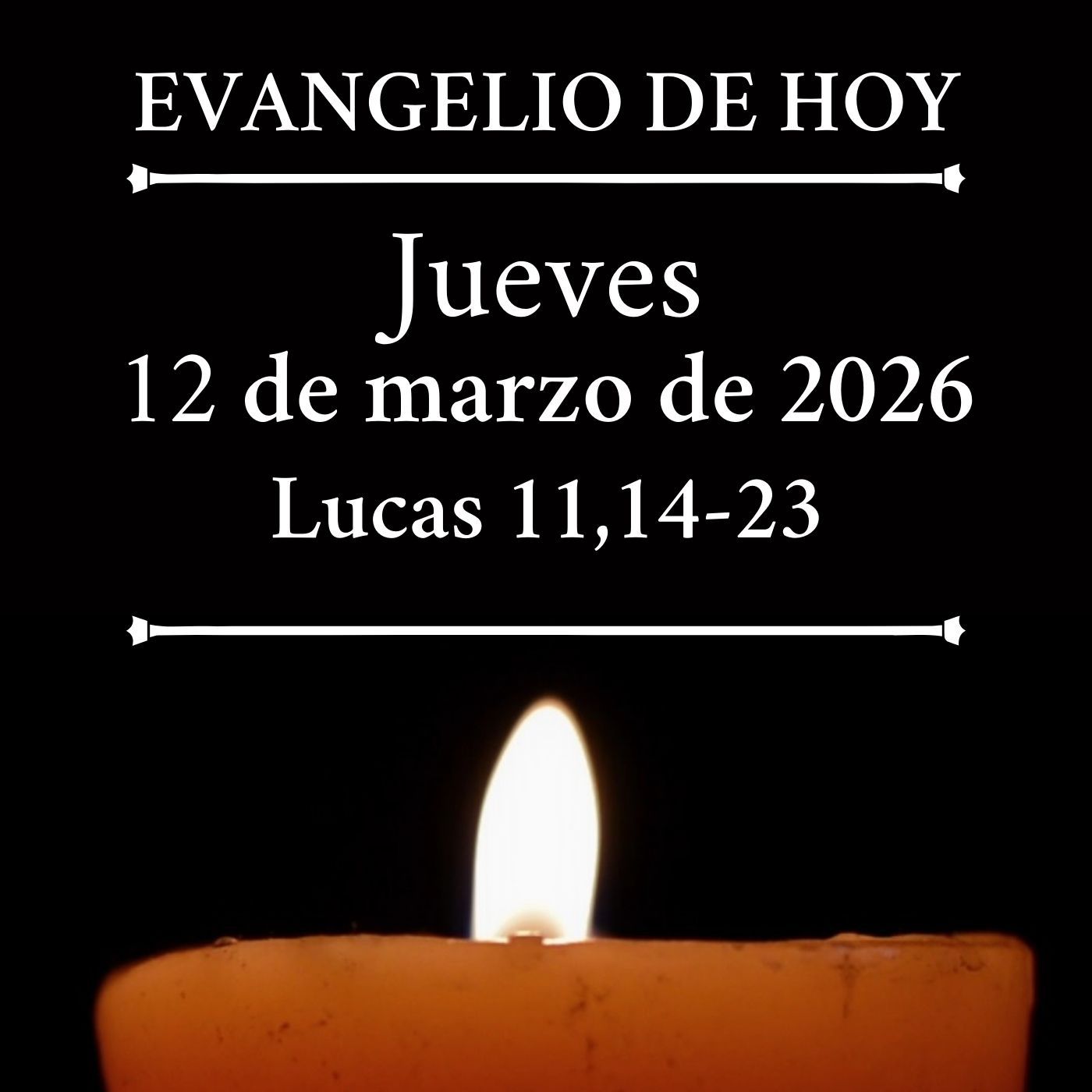 Evangelio del jueves 12 marzo de 2026 - El que no está conmigo está contra mí episode artwork