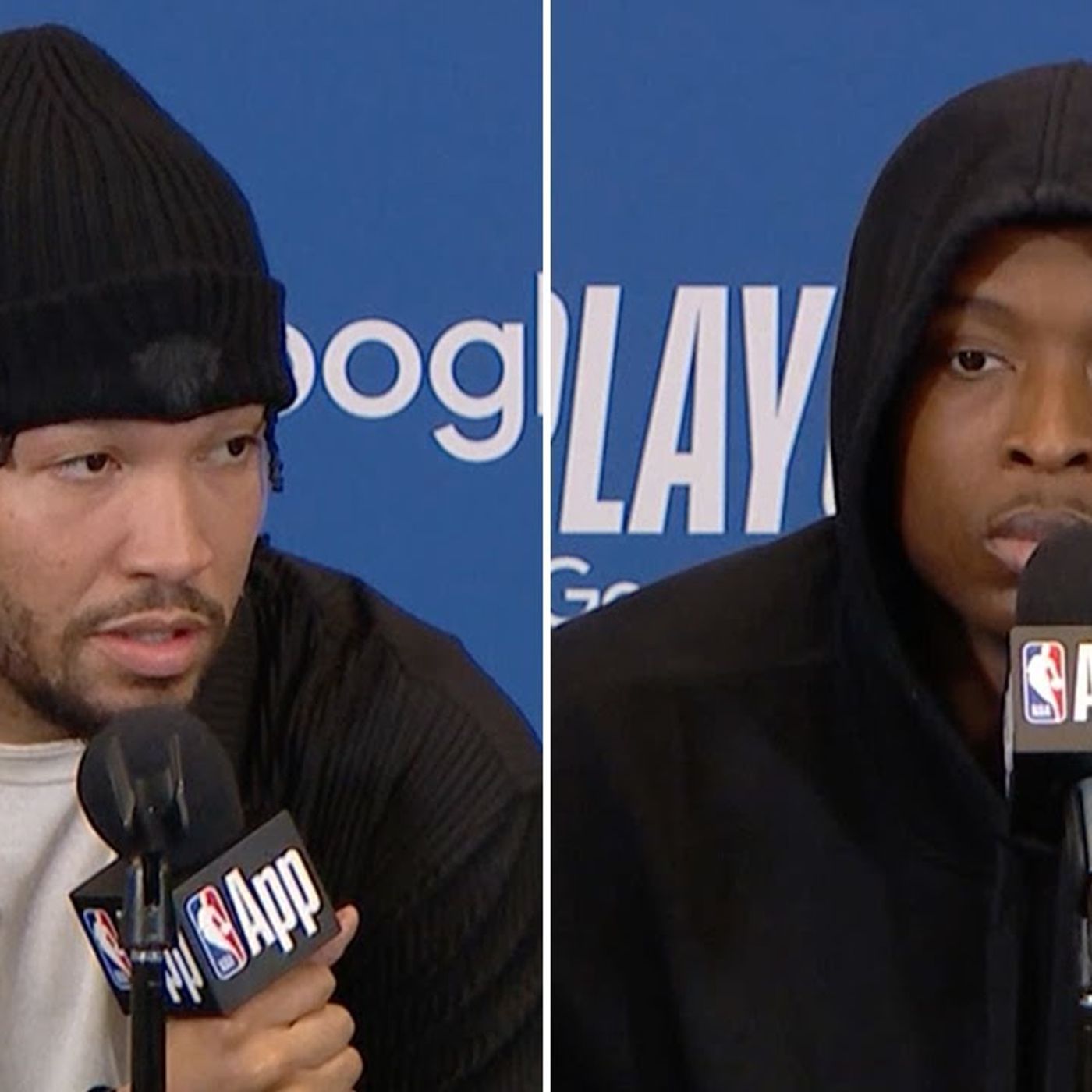Jalen Brunson & OG Anunoby Talk Knicks 20-Point Comeback in Game 1 vs. Celtics _ 2025 NBA Playoffs episode artwork