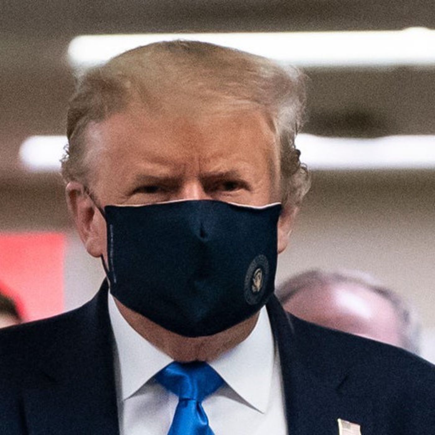 Trump changes tune on masks episode artwork