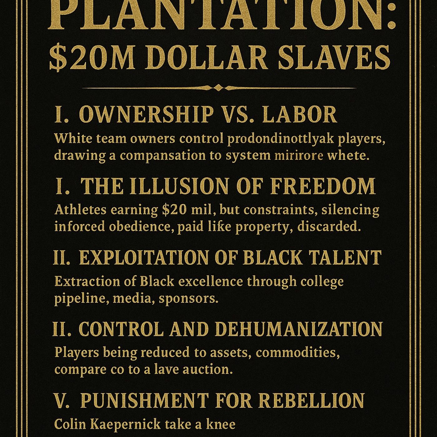 THE LEFTOVERS OF WHITENESS...