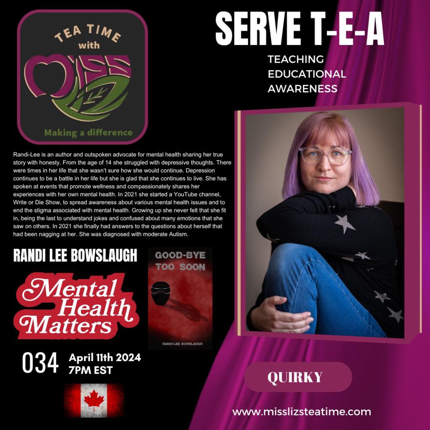 Teatime with Miss Liz