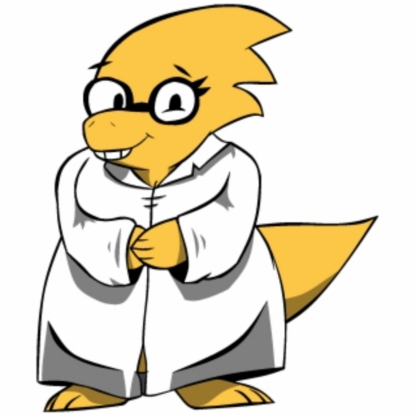 Alphys character review episode artwork