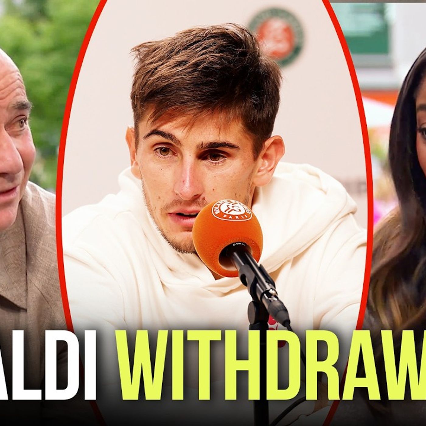 Matteo Arnaldi Withdraws From Semifinal vs. Flavio Cobolli Due to Illness _ Roland-Garros 2026 episode artwork