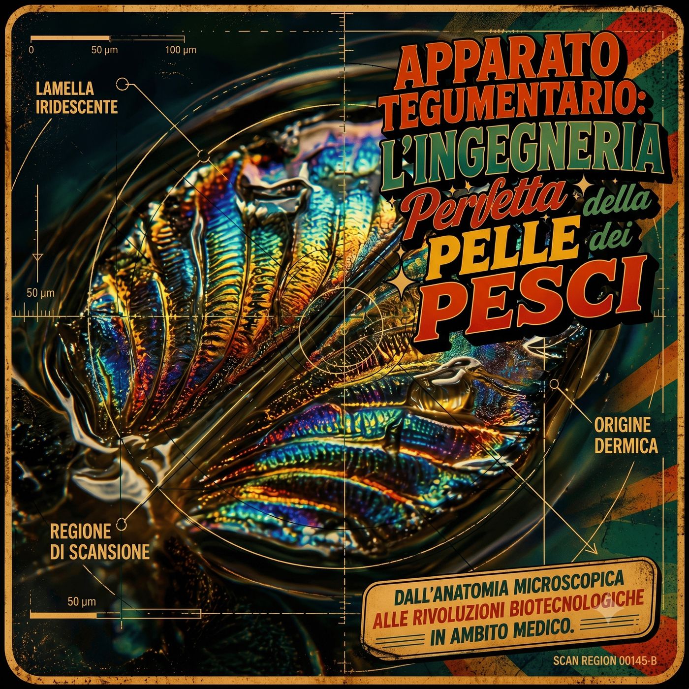 L'APPARATO TEGUMENTARIO, L'INGEGNERIA PERFETTA DELLA PELLE DEI PESCI. MUCO, SCAGLIE E LINEA LATERALE episode artwork
