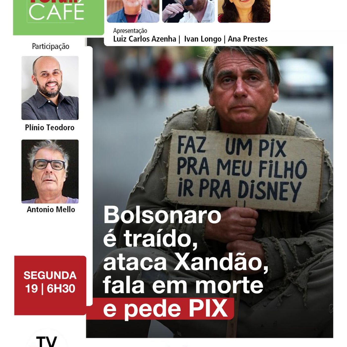 Bolsonaro é traído, fala em morrer de novo, mas mesmo assim pede PIX a apoiadores | 19.05.25