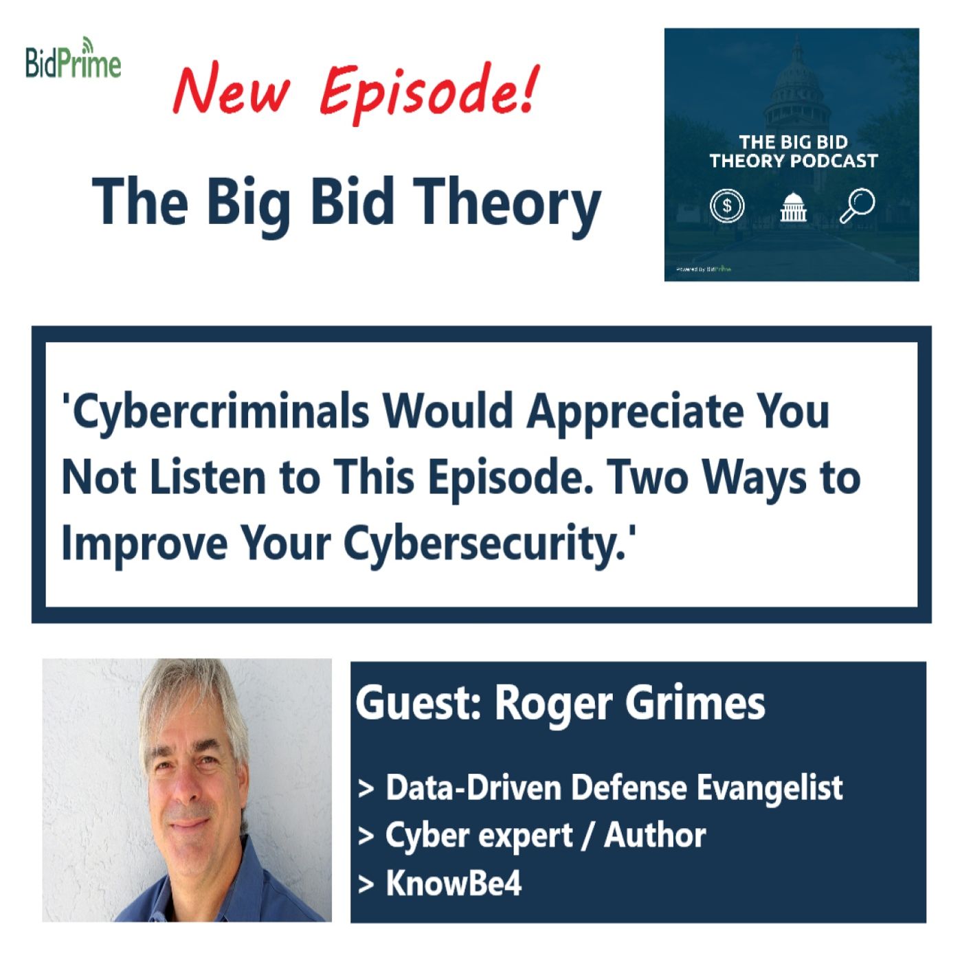 Cybercriminals Would Appreciate You Not Listen to This Episode. Two Ways to Improve Your Cybersecurity.