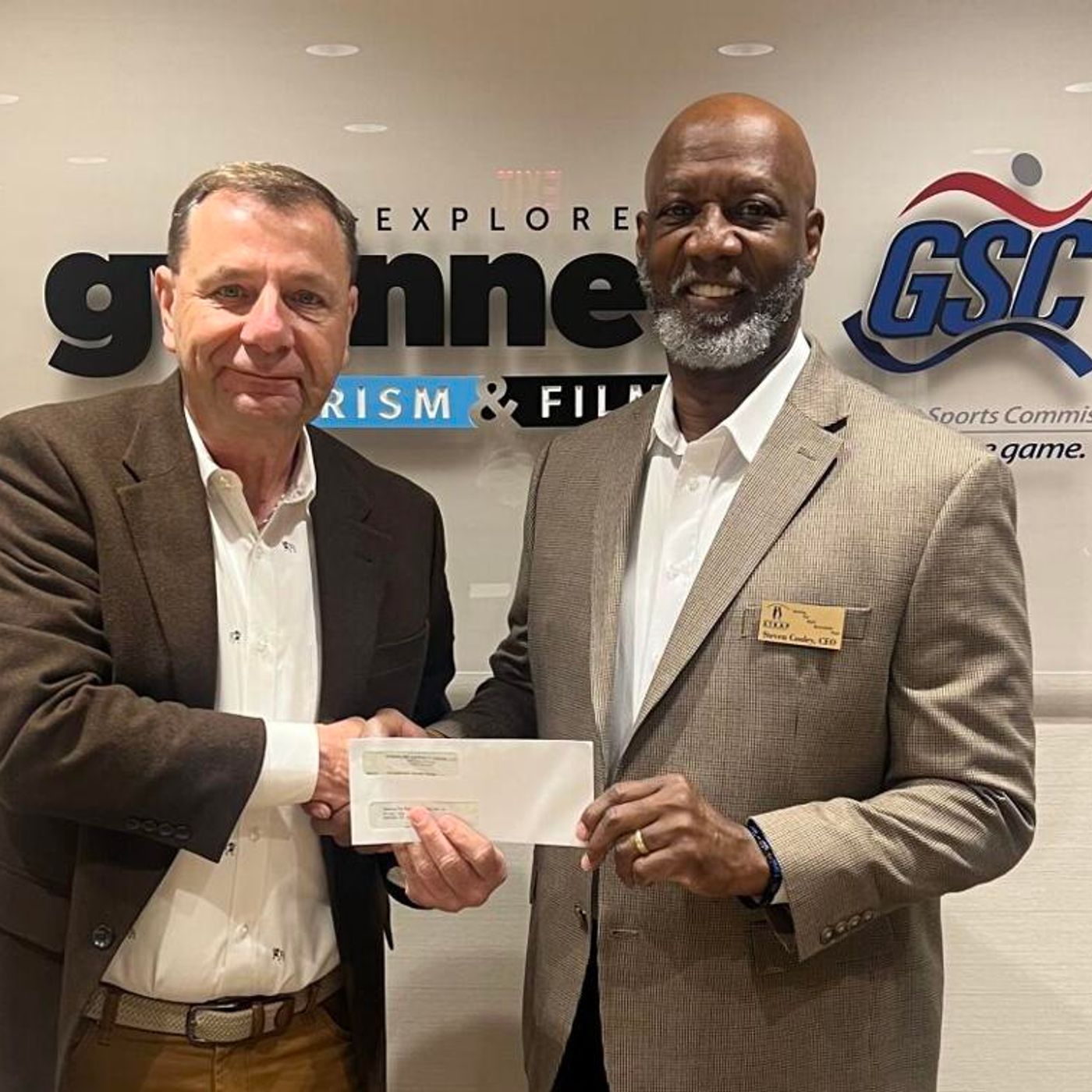 Gas South Suports Strap With A Donation To Further The Work