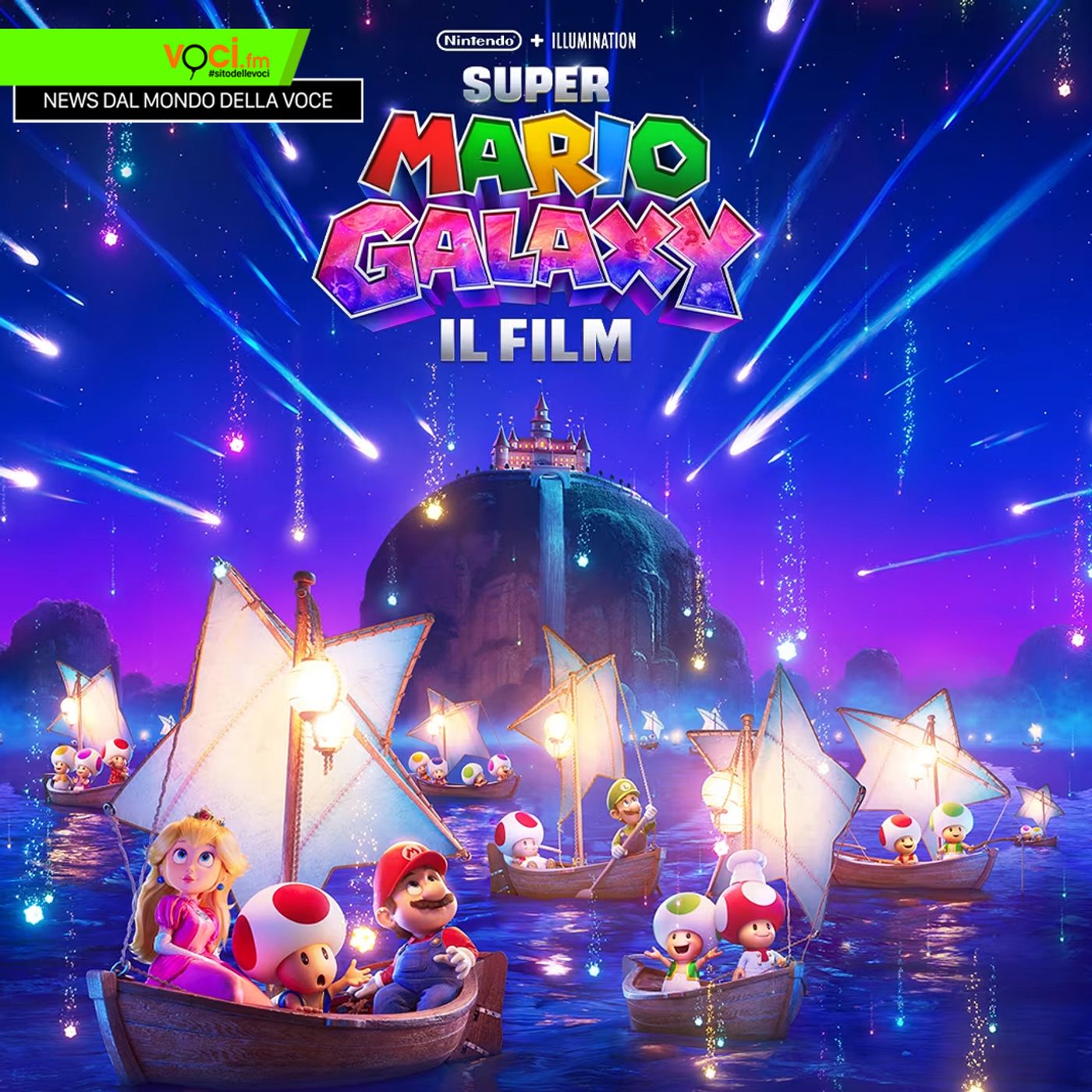 Clicca PLAY e ascolta la news su "LE VOCI DI SUPER MARIO GALAXY - IL FILM" episode artwork