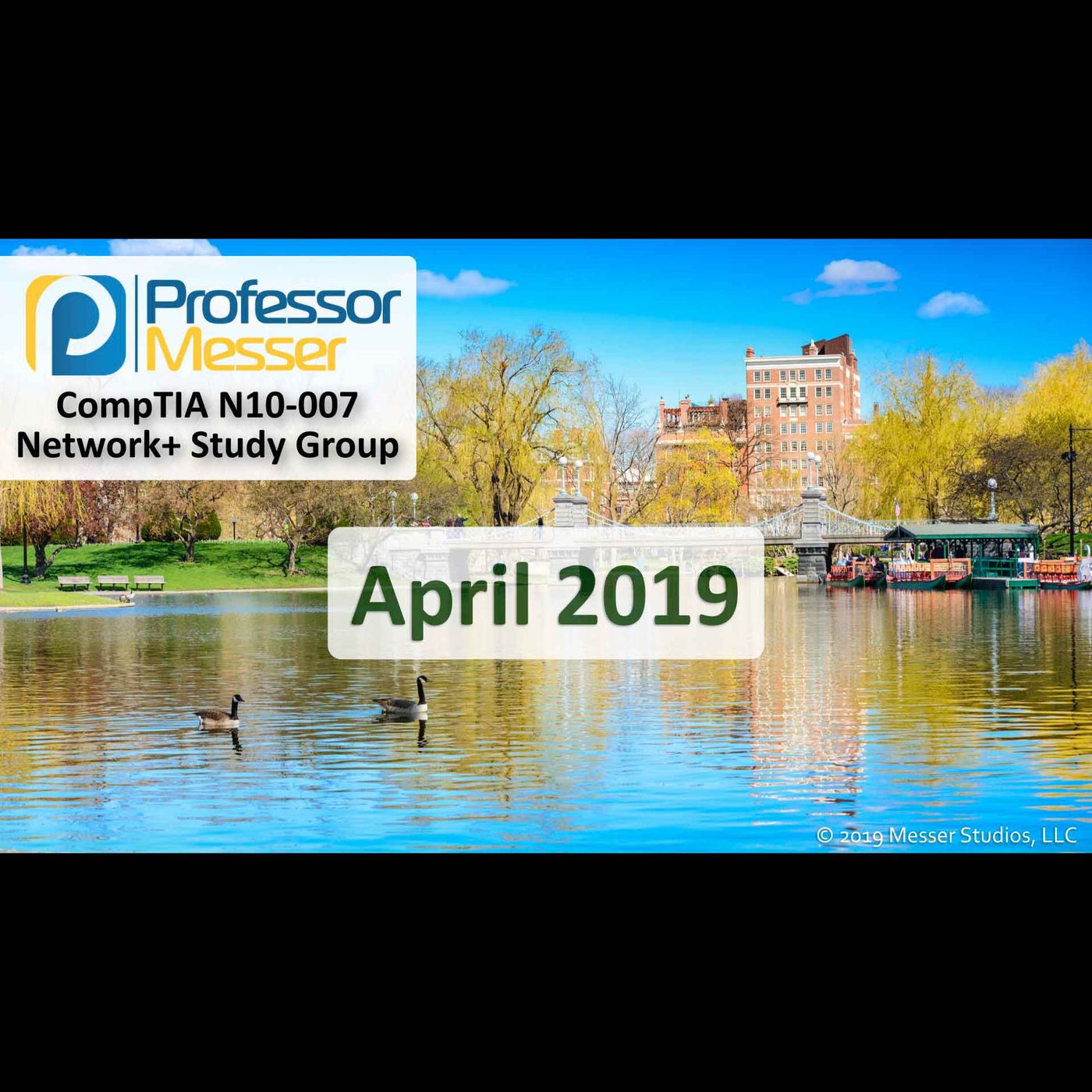 Professor Messer's Network+ Study Group - April 2019 episode artwork