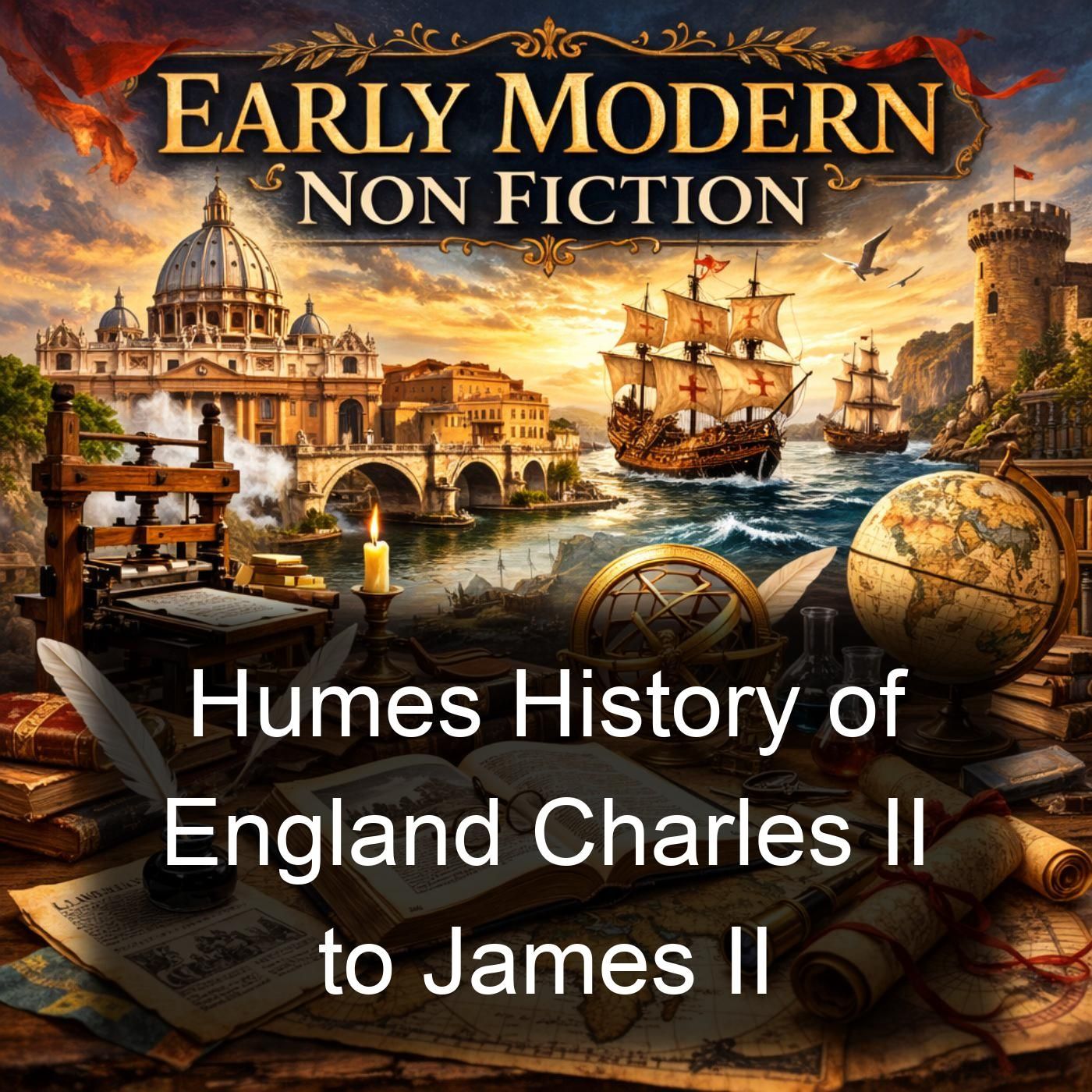 Humes History of England Charles II to James II cover art