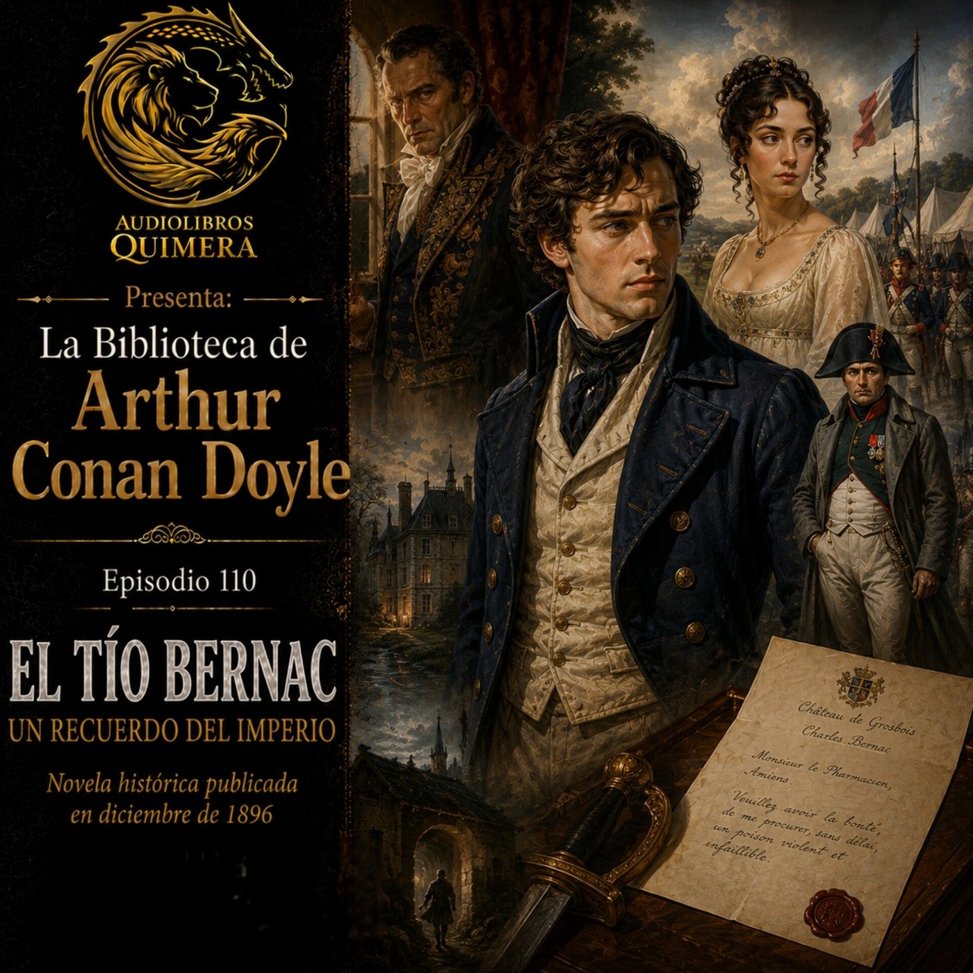 Portada de Audiolibros Quimera - Biblioteca de Arthur Conan Doyle
