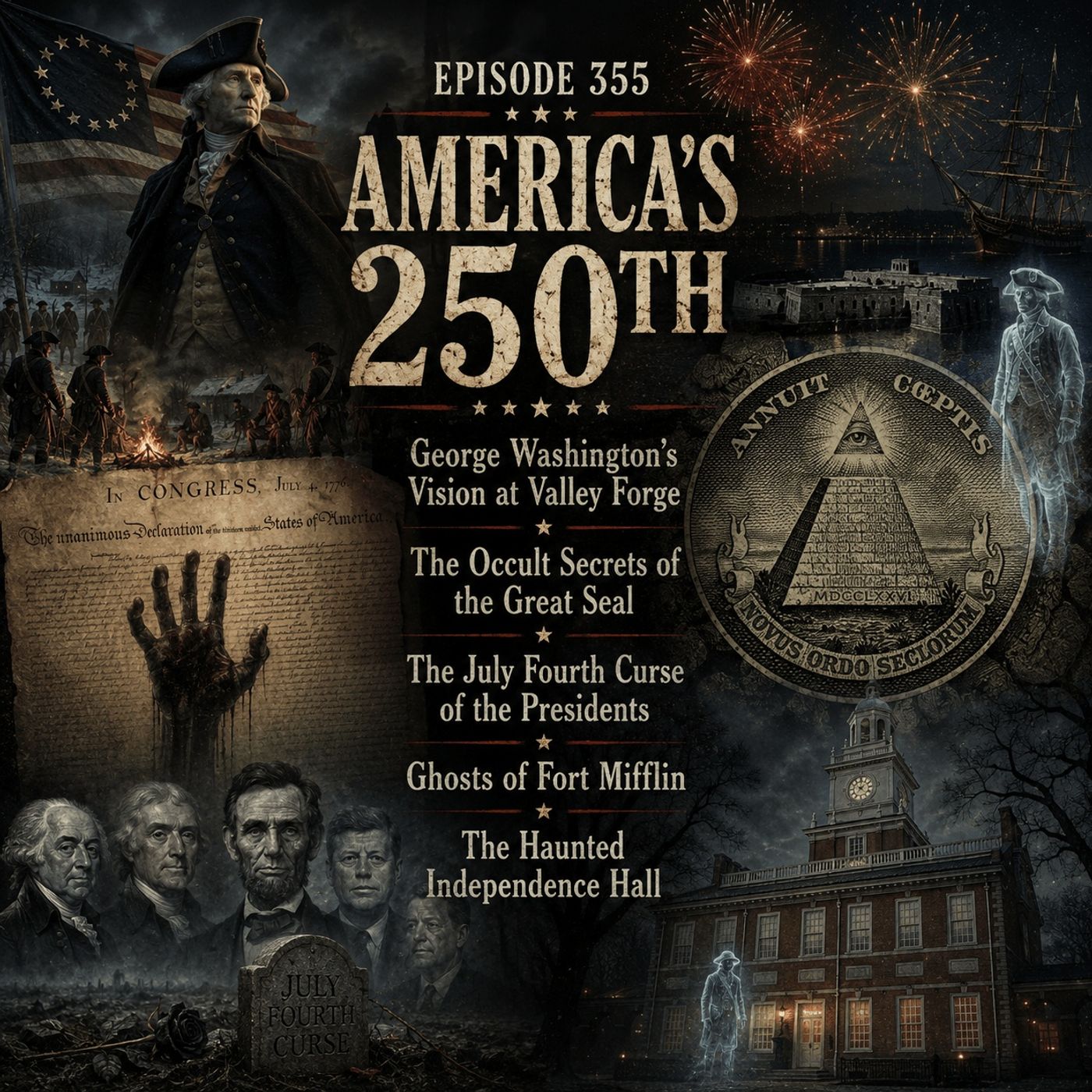 America's 250th: Five Strange Stories of Independence Day episode artwork