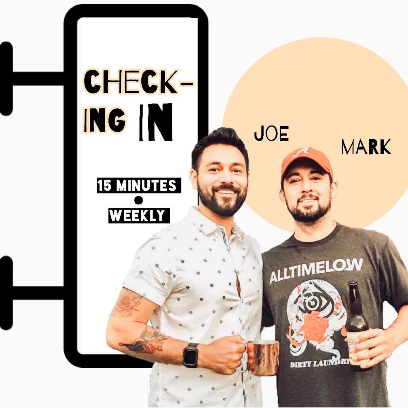 CHECK-ING IN with Mark & Joe - podcast cover