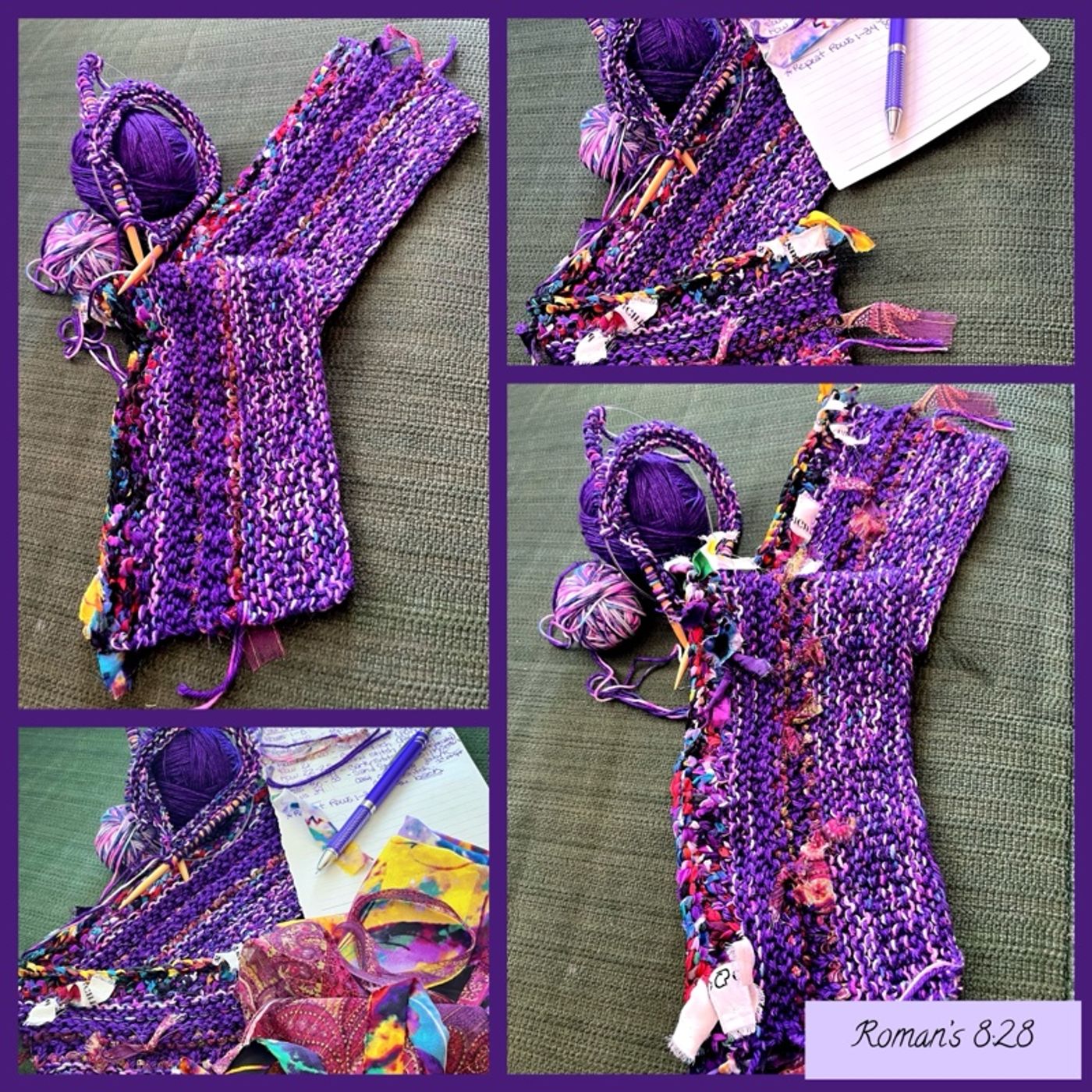 “Being God’s Vessel Podcast:  Knitted Front and Back” episode artwork