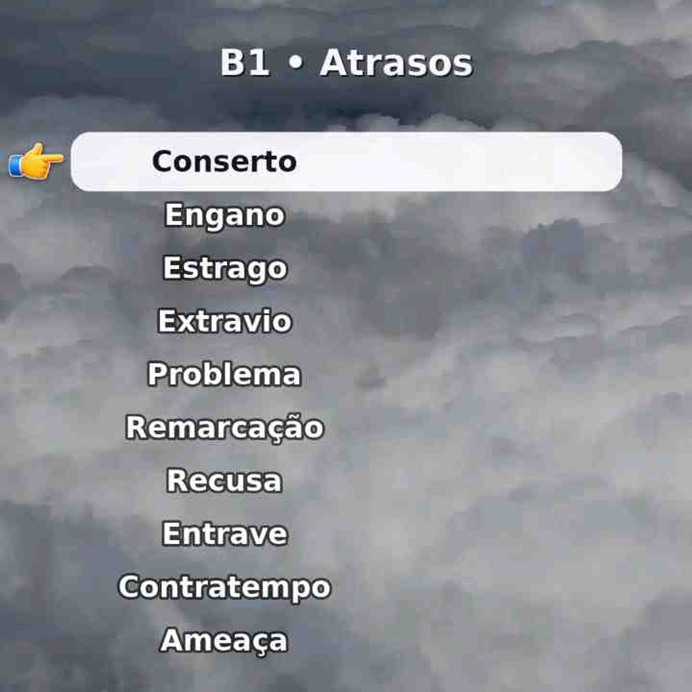 Salve e revise_ atrasos.