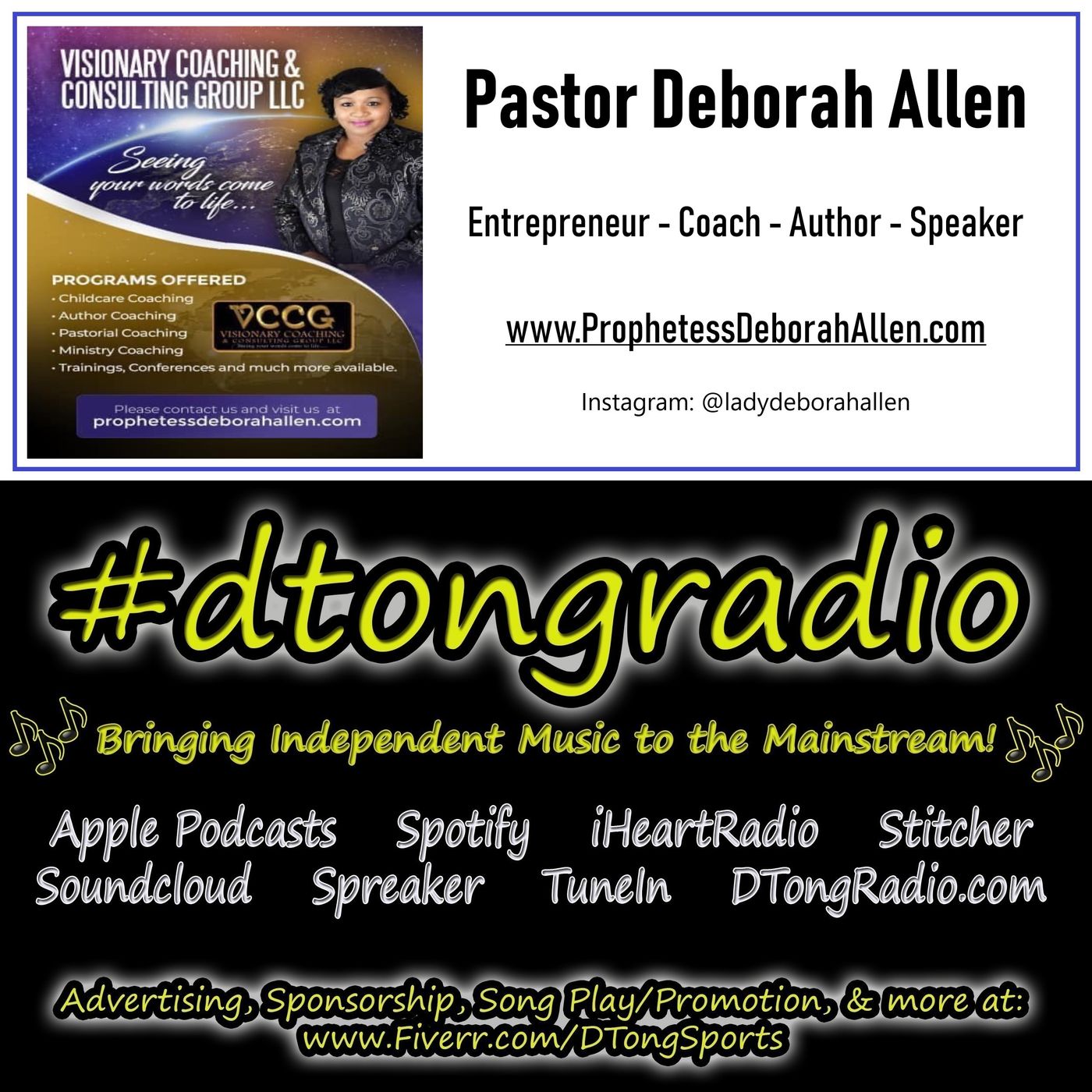 Mid-Week Indie Music Playlist - Powered by ProphetessDeborahAllen.com episode artwork