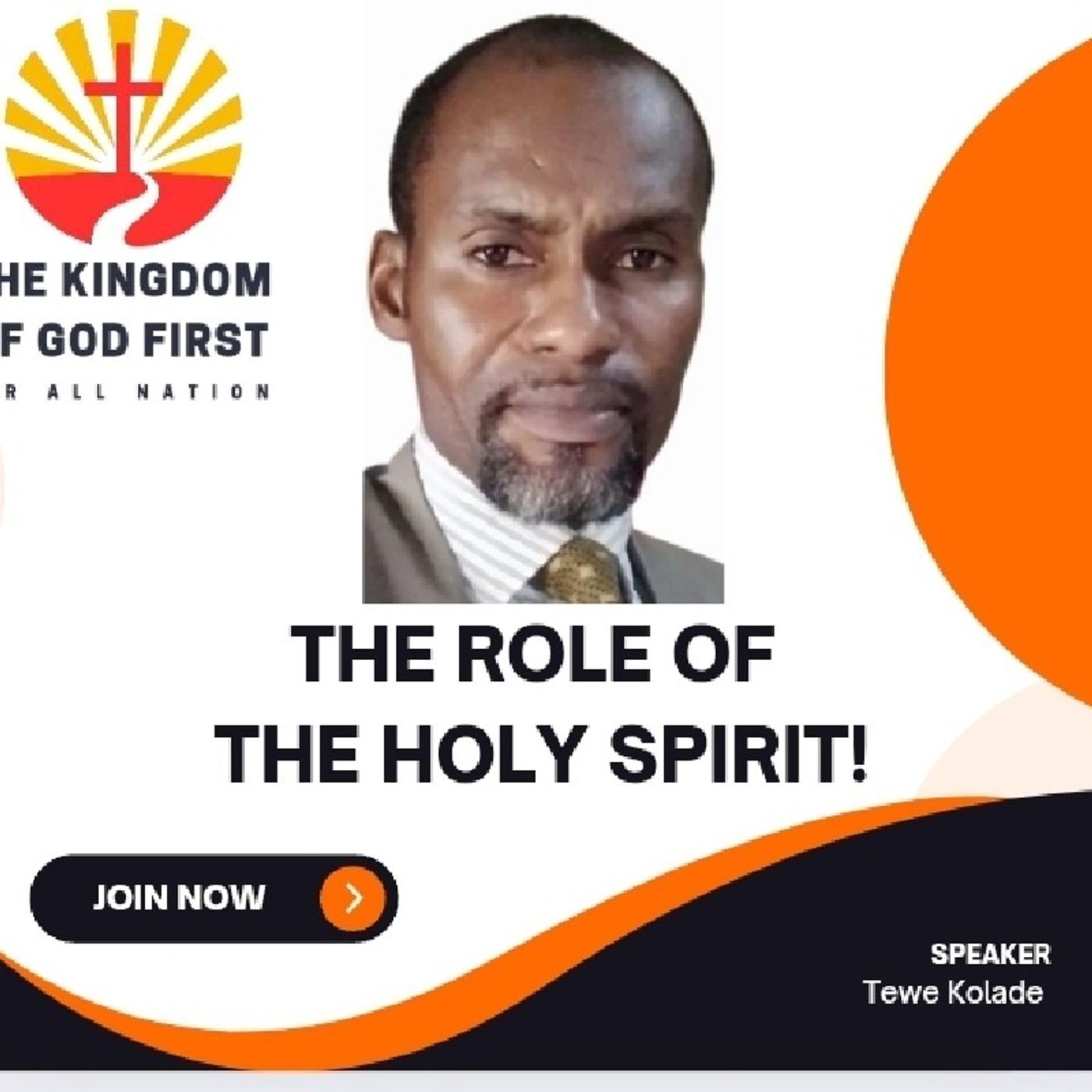 THE ROLE OF THE HOLY SPIRIT!