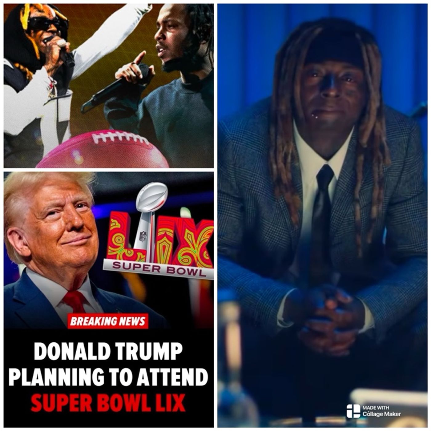 Episode 317 - TopEntNews Vlog “Trump Took Lil Wanye Super Bowl LIX Spot & More”