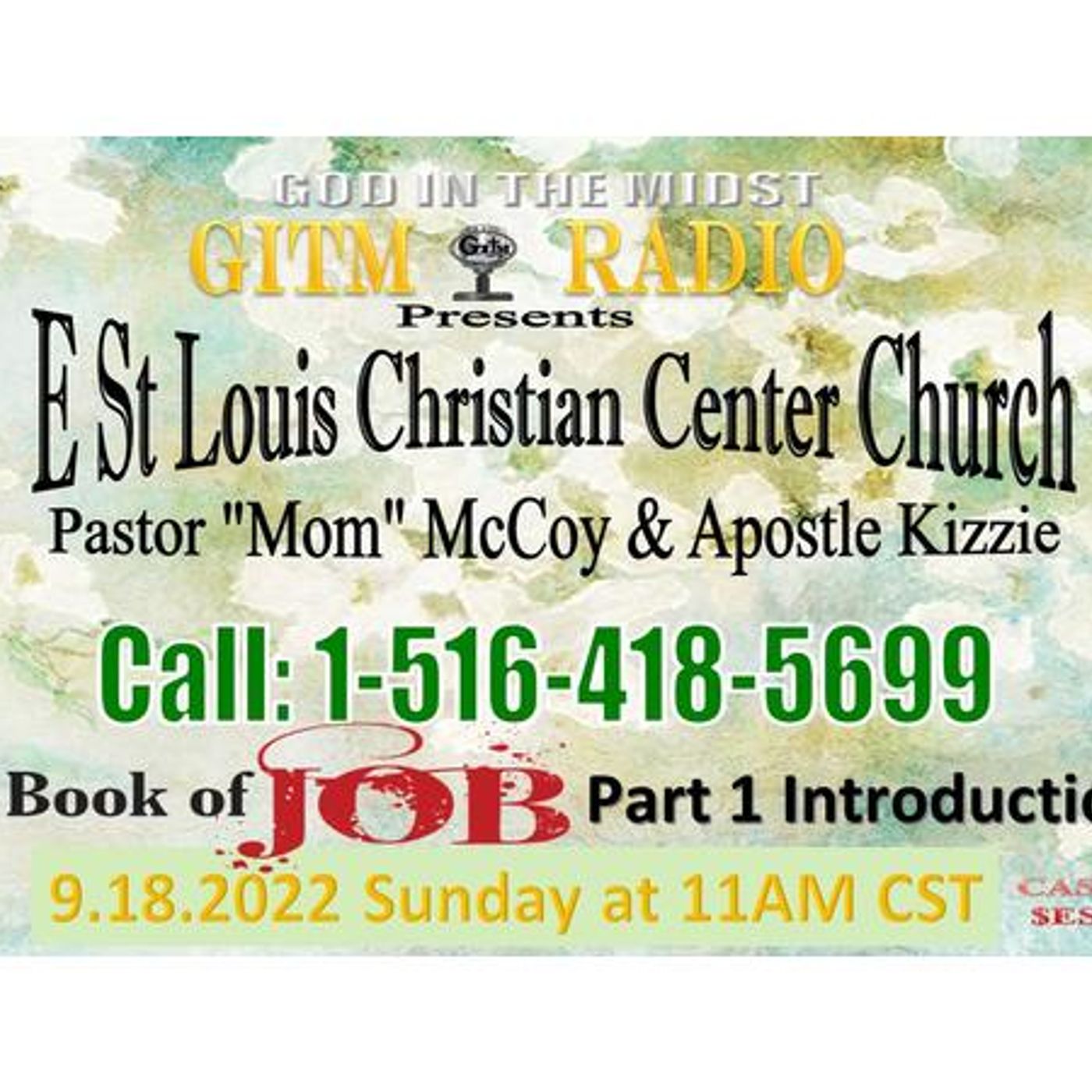 9.18.22 GITM RADIO:ESLCCChurch Svc: Book Of Job Part1: Introduction episode artwork