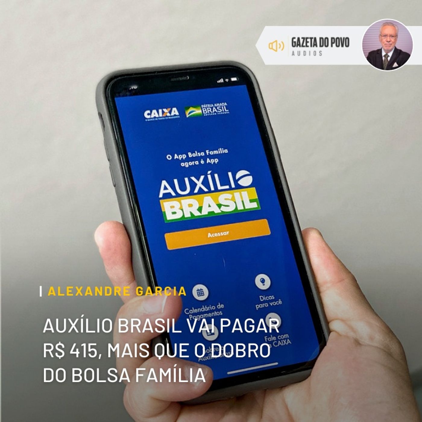 Auxílio Brasil vai pagar R$ 415, mais que o dobro do Bolsa Família