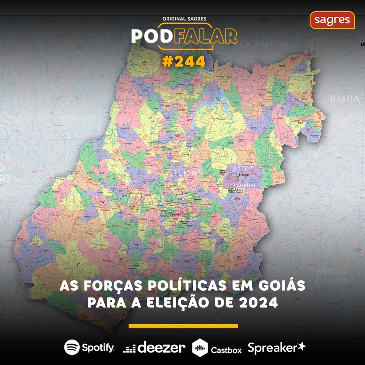 PodFalar #244 | As forças políticas em Goiás para a eleição de 2024 episode artwork