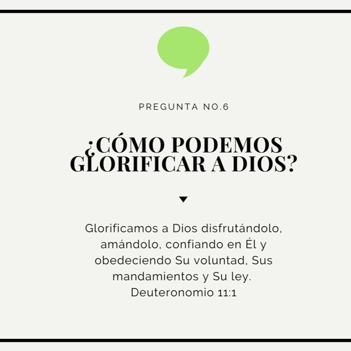 ¿Cómo glorificamos a Dios? episode artwork