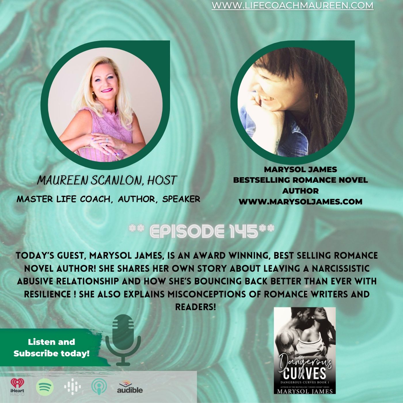 "Embracing the Unexpected: Romance, Resilience, and Reinvention with Marysol James: Episode 145 episode artwork