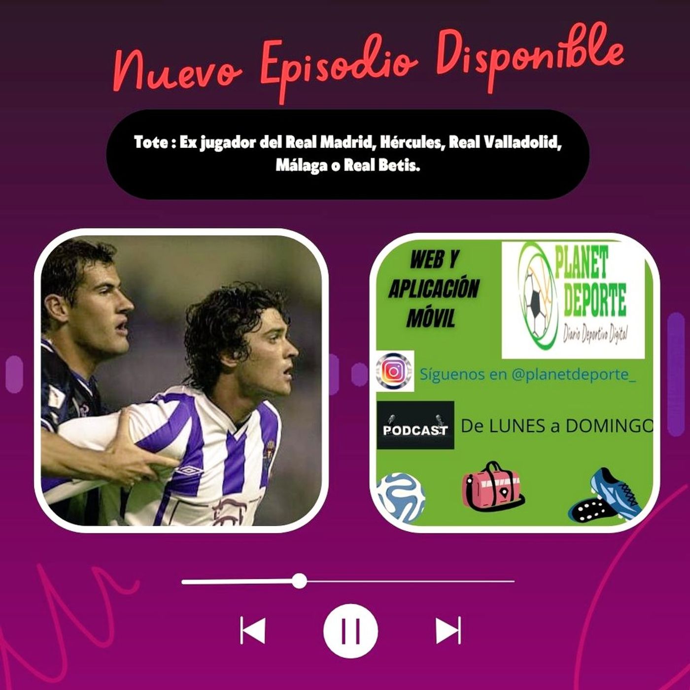 Tarde de análisis de fútbol con Tote exjugador del Real Valladolid episode artwork
