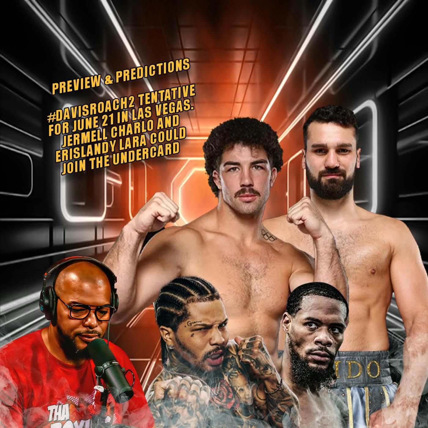 ☎️Tank Vs Roach 2 June 21 + Jermell Charlo & Erislandy Lara🔥 Torrez Vs Vianello Predictions episode artwork