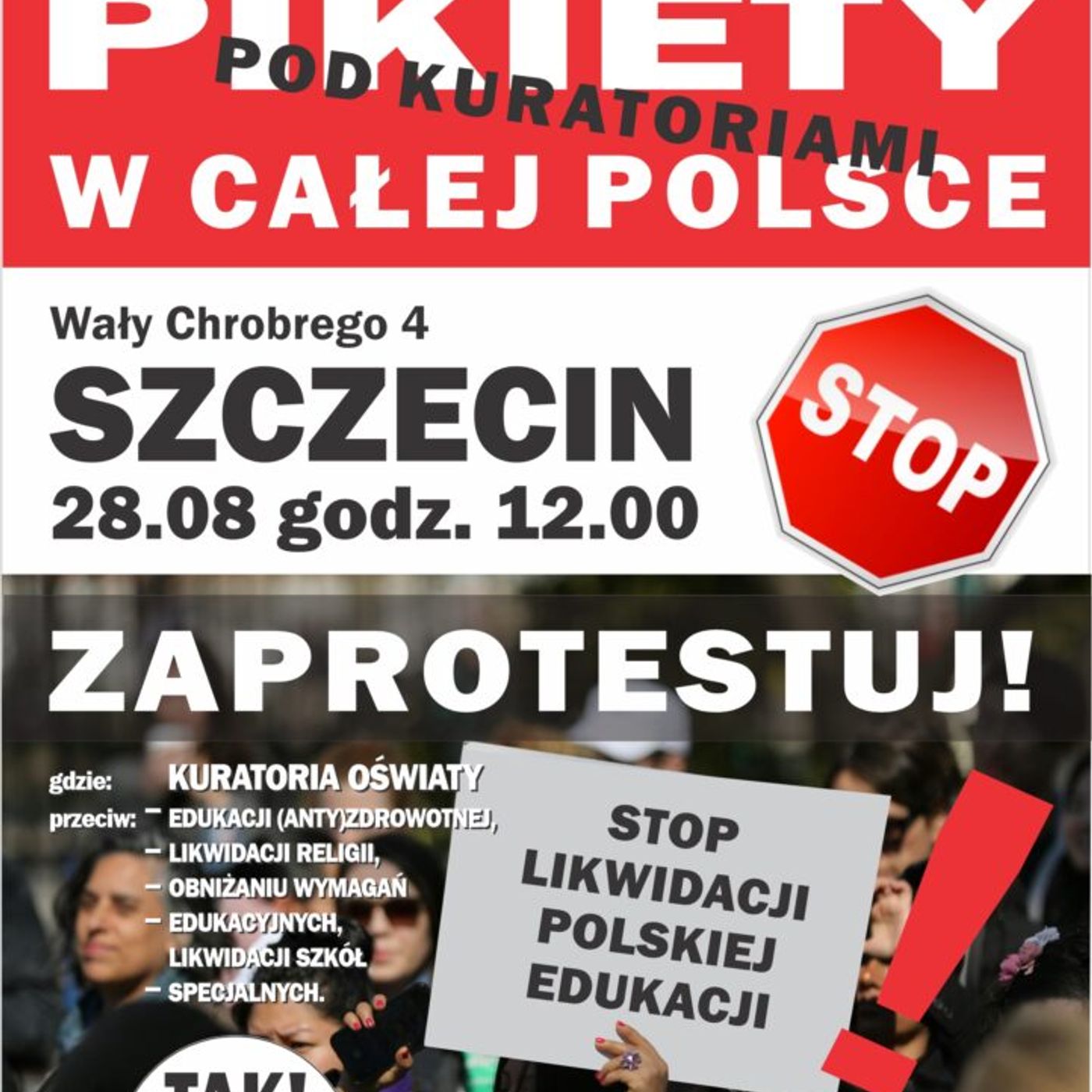 Pikieta w obronie polskiej edukacji episode artwork