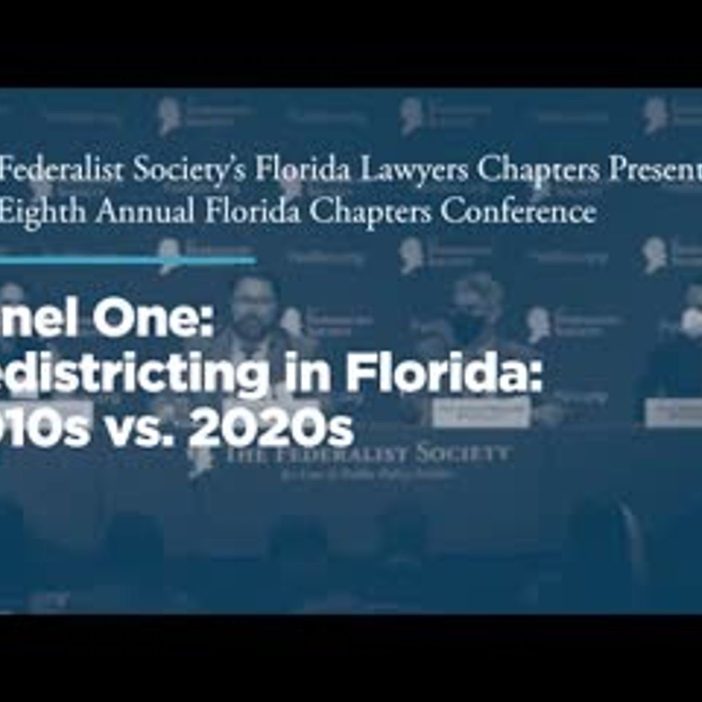 Panel One: Redistricting in Florida: 2010s vs. 2020s