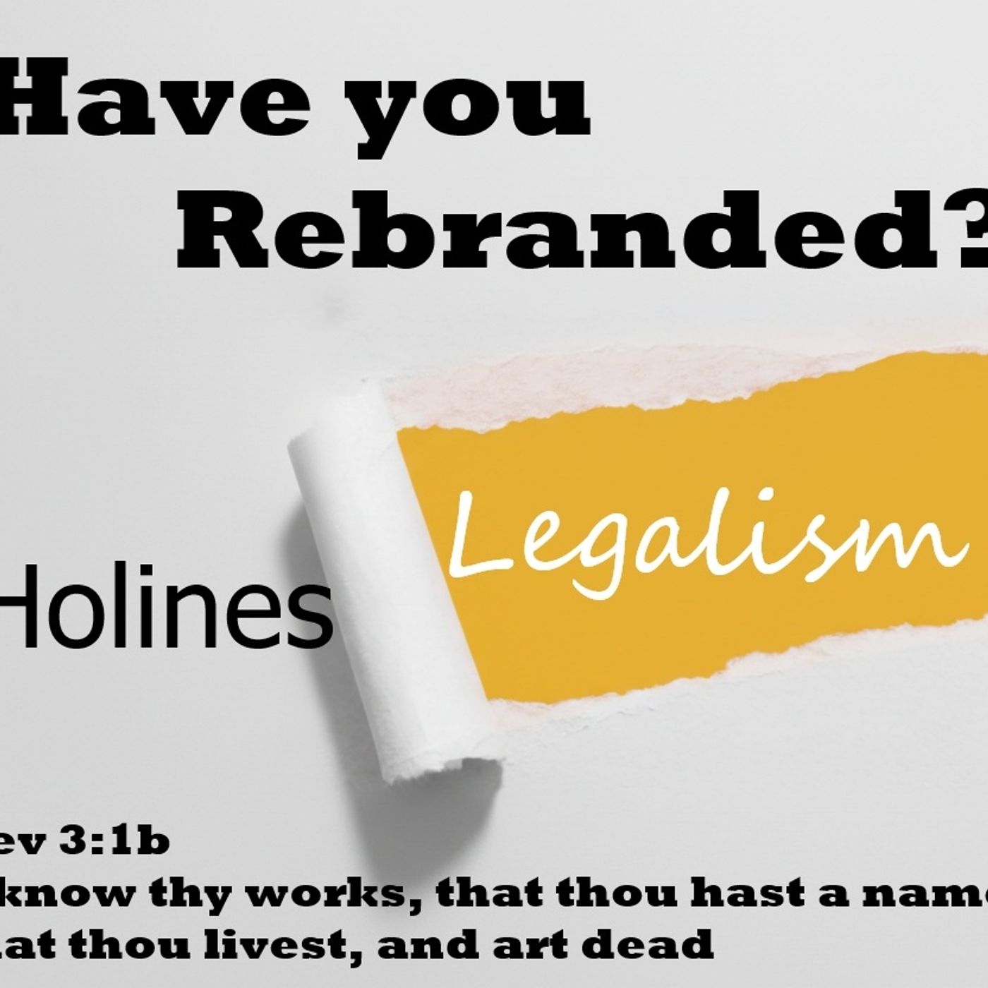 10/19/2025 Sunday PM Pastor Jeff Crawley- Rebranding Religion episode artwork