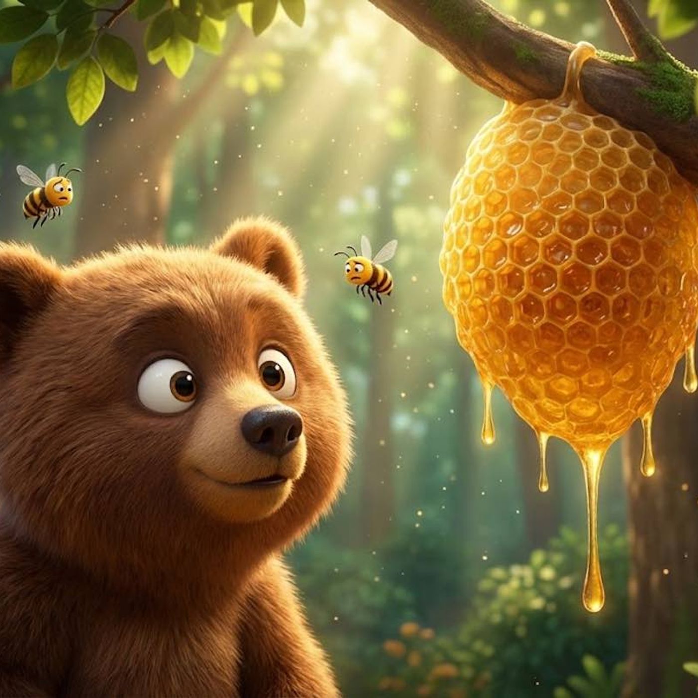 El Osito y la Miel: Cuento Corto sobre la Obediencia 🐻 🍯