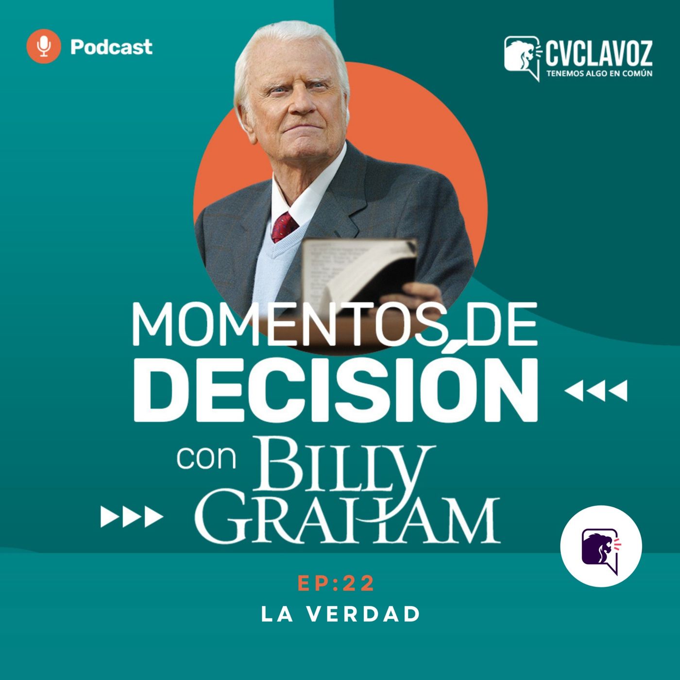 Portada de Momentos de Decisión con Billy Graham