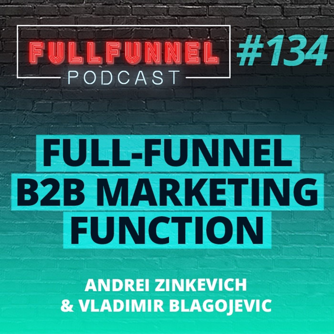 Episode 134: The Ultimate Guide to Develop a Full Funnel B2B Marketing Function with Andrei & Vladimir