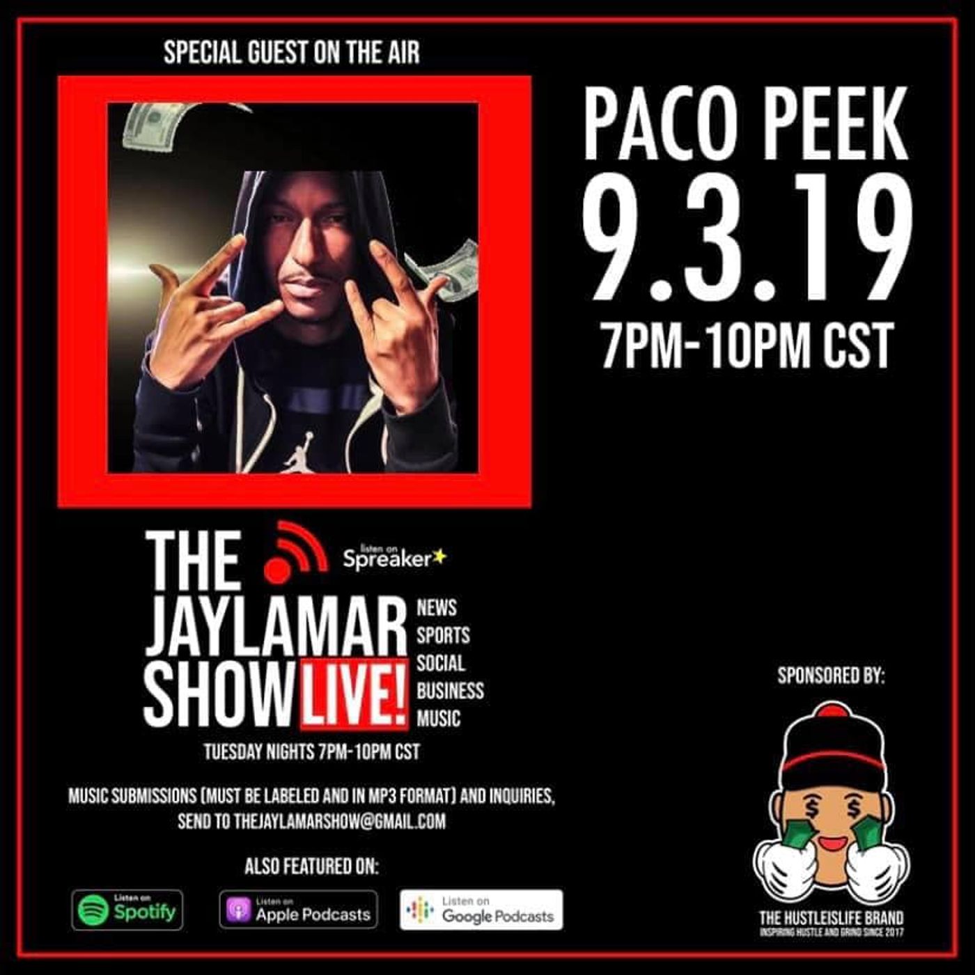 Paco Peek Live, Episode 2 9/3/2019 episode artwork