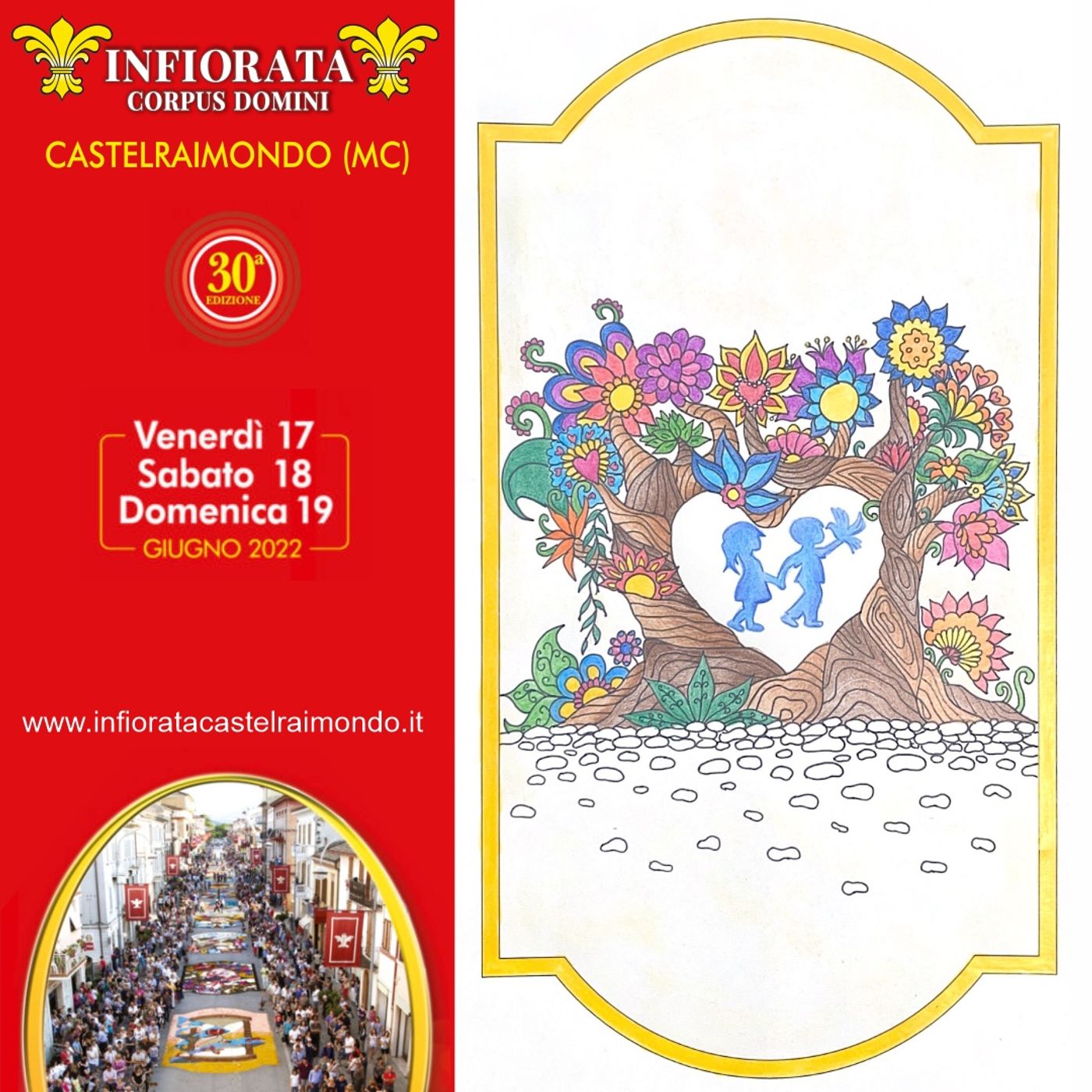 Infiorata Castelraimondo 2022 - GTMarche
