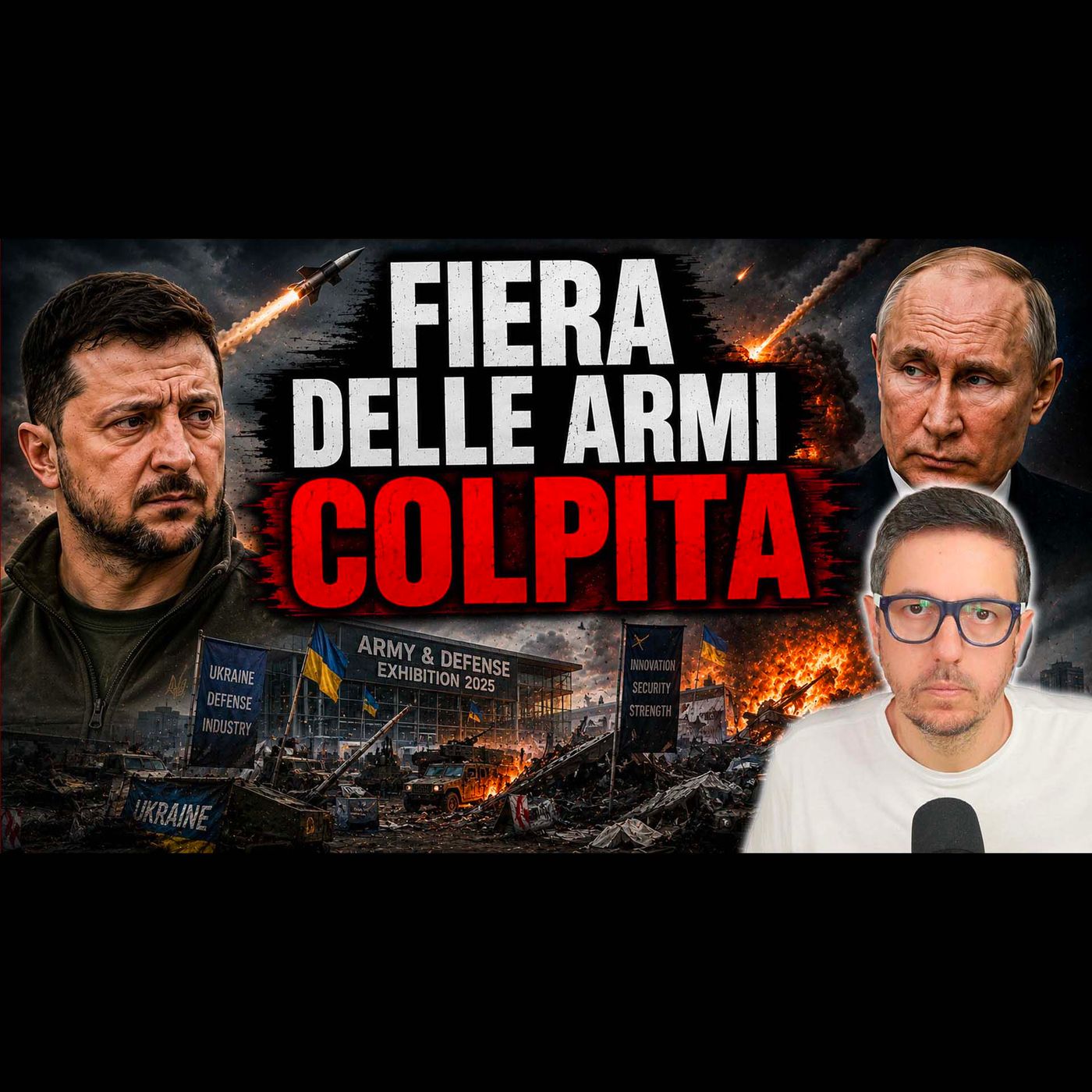MISSILI RUSSI SULLA FIERA DELLE ARMI A KIEV
