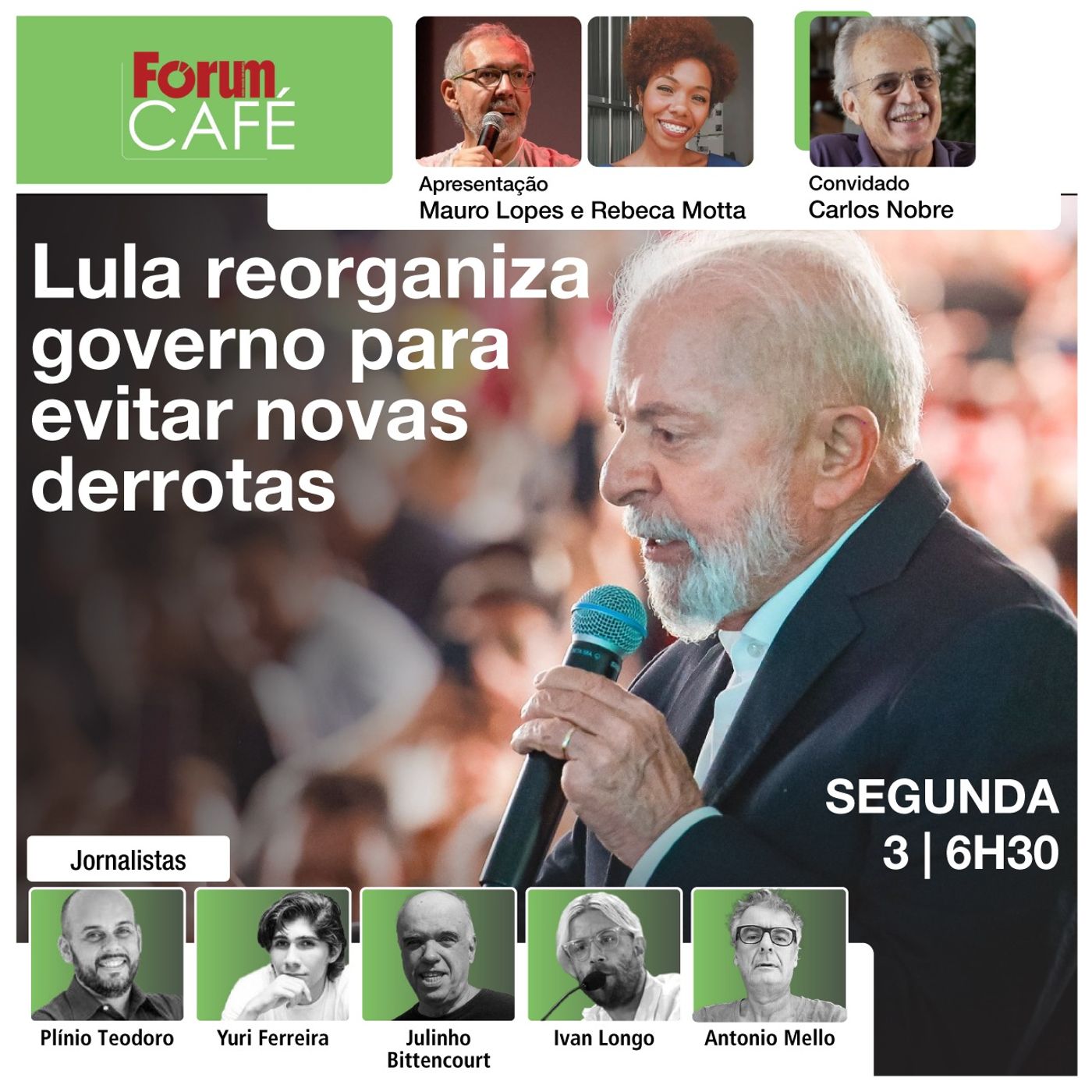 Lula reorganiza governo para evitar novas derrotas | Verde e amarelo, a onda da Parada Gay | 3.6.24