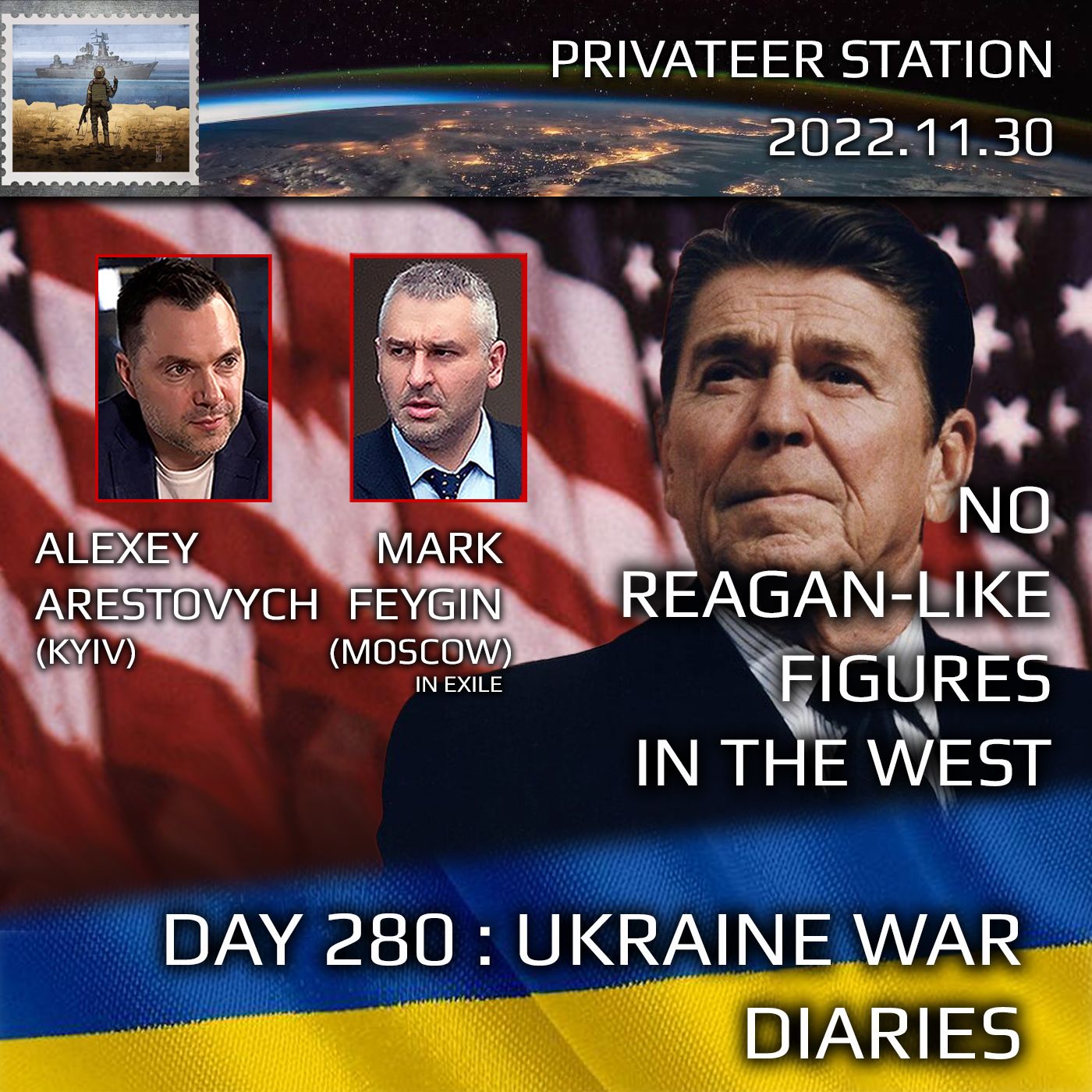 cover of episode War Day 280: Ukraine War Chronicles with Alexey Arestovych & Mark Feygin